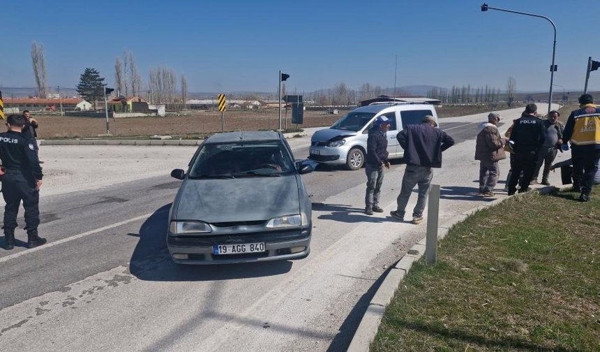 Mezbahane Kavşağı'nda kaza