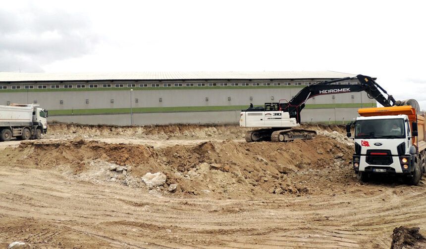 Dev yatırımın hafriyat  çalışmaları başladı