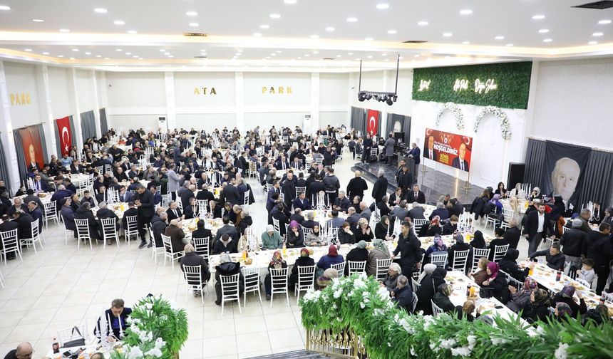 Alaca Belediyesinin iftarına yoğun katılım