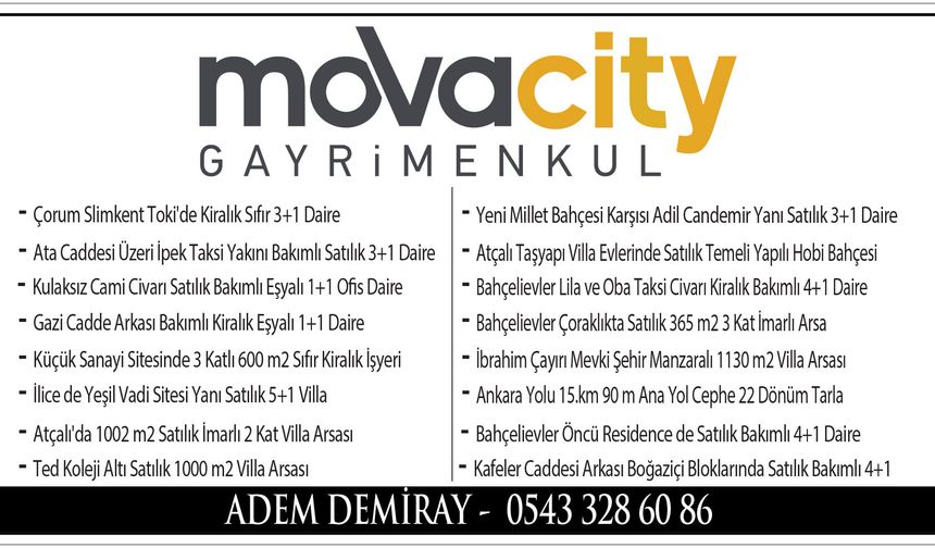 GÜVENLİ TİCARETİN ADRESİ, MOVA CİTY GAYRİMENKUL 1