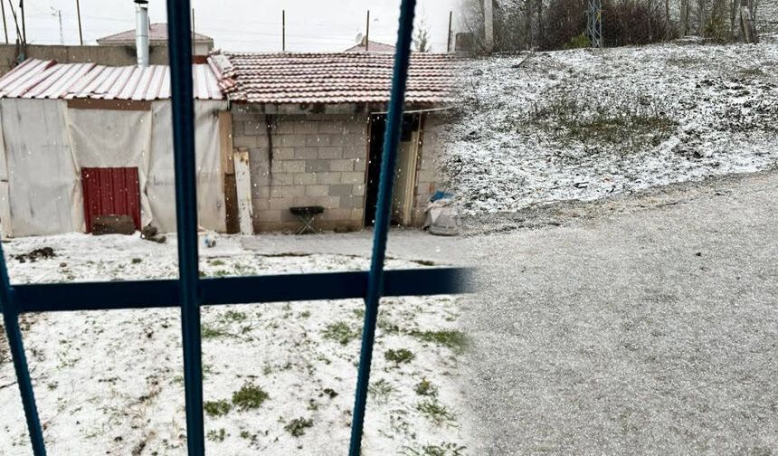 Bu köyü dolu vurdu