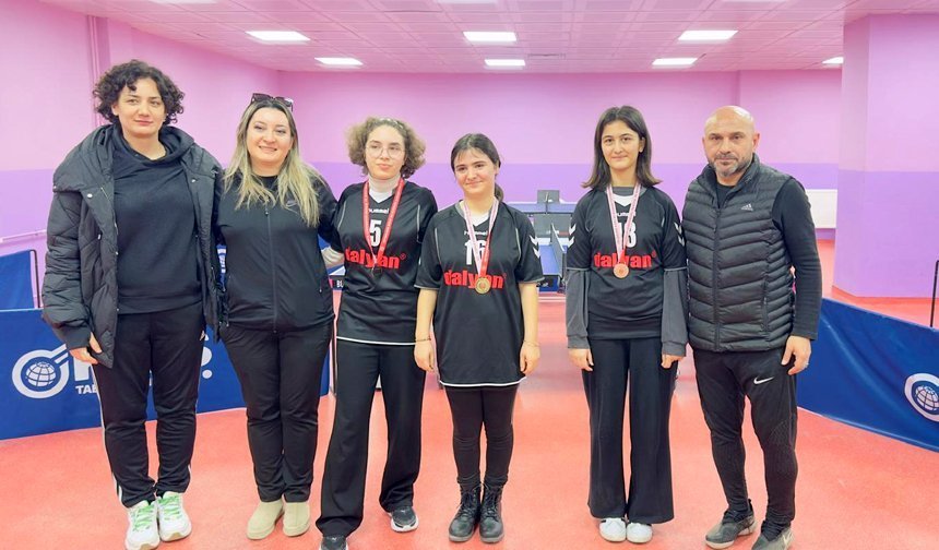 Masa tenisinde  İl Birinciliği sona erdi