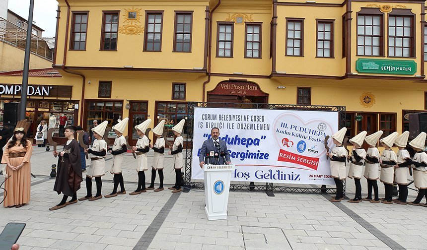 Puduhepa anısına görsel eserler sanatseverlerin beğenisine sunuldu