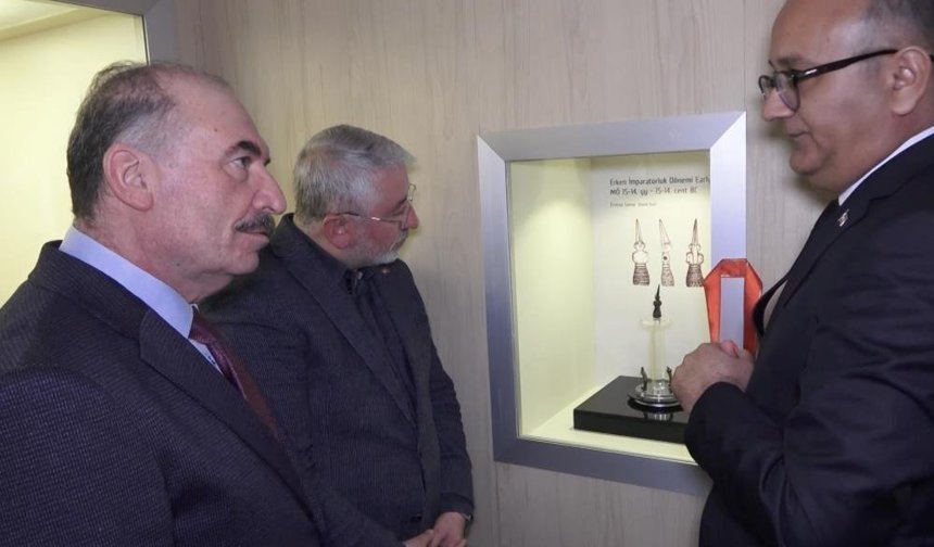 3 bin 500 yıllık heykelcik ilk kez ziyaretçilerle buluştu