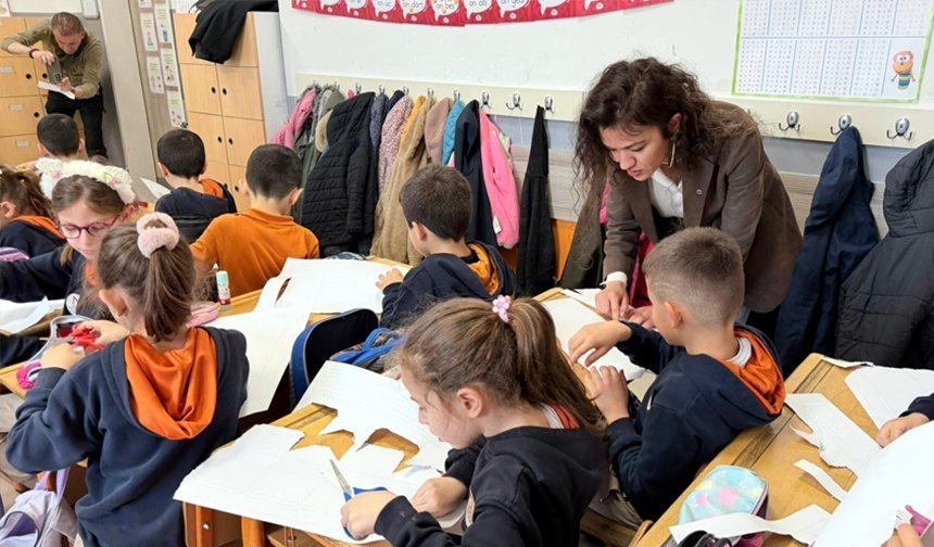 Öğrencilerle mimarlık atölye çalışması