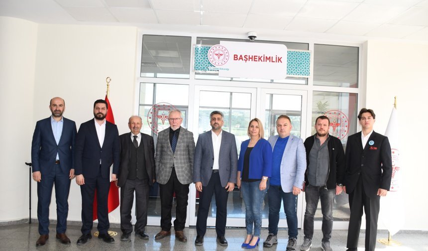 Türk Ocağı’ndan Başhekim Gömeç’e ziyaret