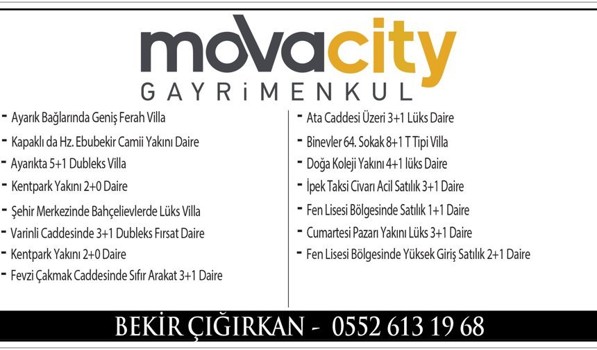 GÜVENLİ TİCARETİN ADRESİ, MOVA CİTY GAYRİMENKUL 1
