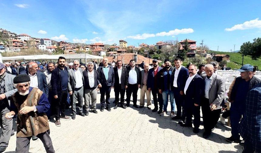 Çorum'un en büyük köyünde şükür ve yağmur duası etkinliği