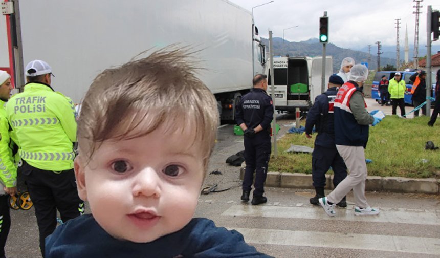 10 aylık bebek feci kazada hayatını kaybetti