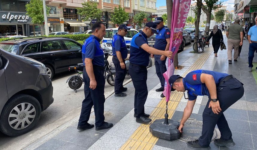 Belediye'den esnafa uyarı