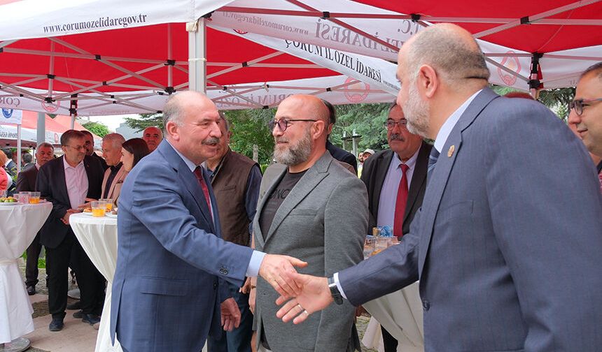 Çorum'da protokol bayramlaştı
