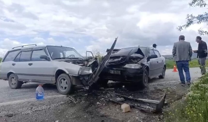 Kafa kafaya çarpıştılar