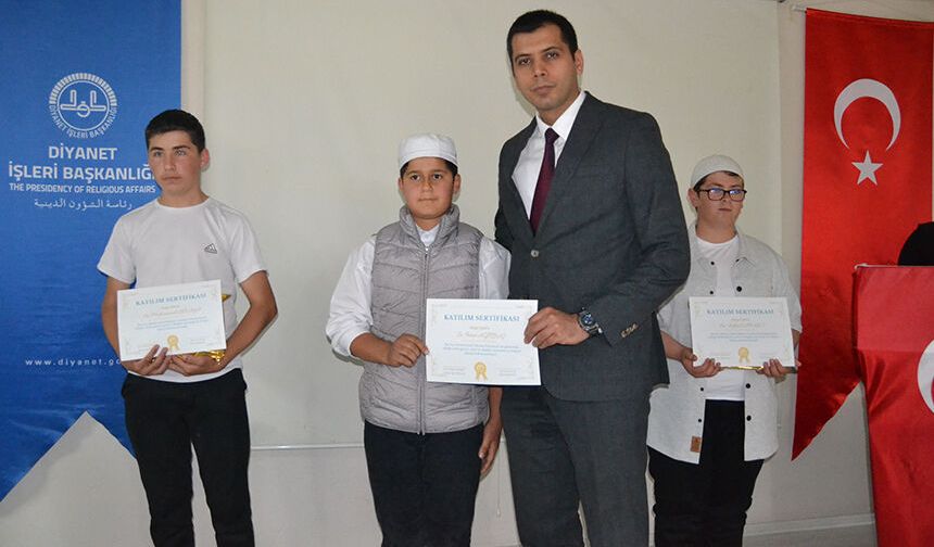 Kur'an-ı Kerim'i Güzel Okuma Yarışması düzenlendi
