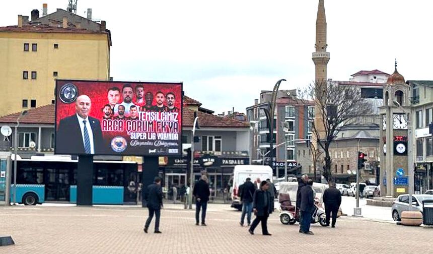 Çorum FK-Bodrum maçı dev ekrandan yayınlanacak