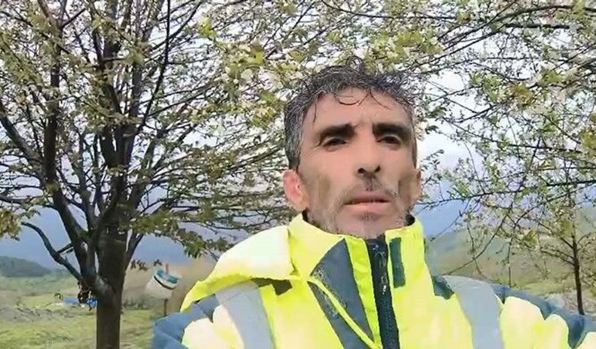 Karacaları görünce büyük sevinç yaşadı