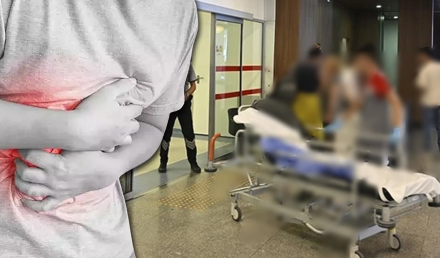 Yemekten zehirlenen öğrenciler hastaneye kaldırıldı