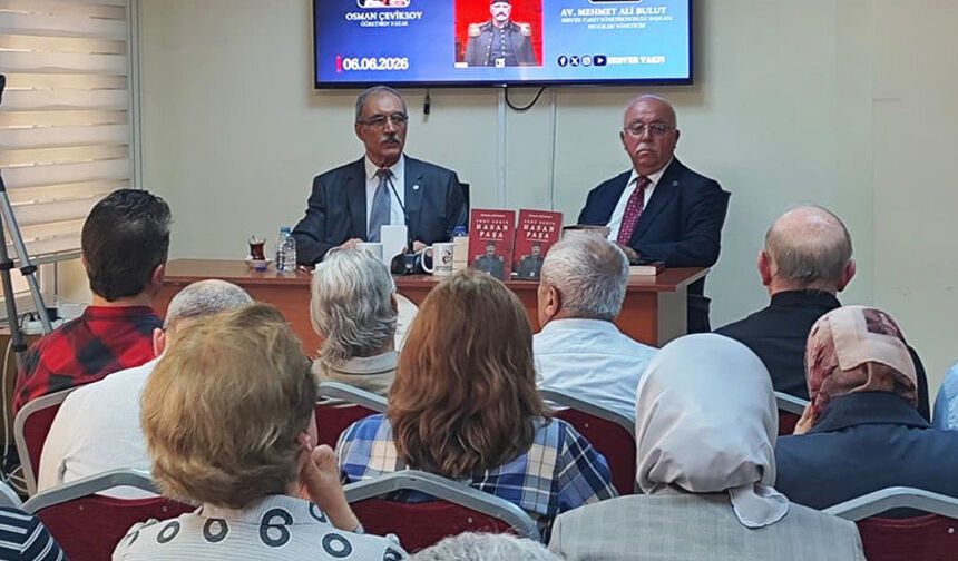 Osman Çeviksoy, Server Vakfı’nda  Yedi Sekiz Hasan Paşa’yı anlattı