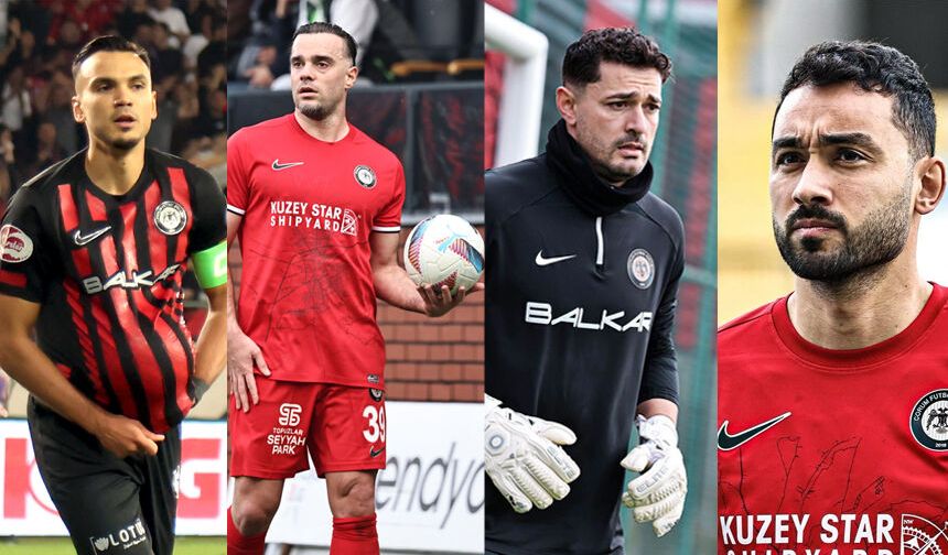 Çorum FK formasını en fazla giyen dört isim