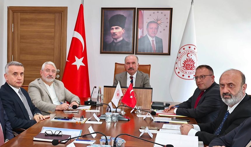 2.OSB'de elektrik hattı çalışması