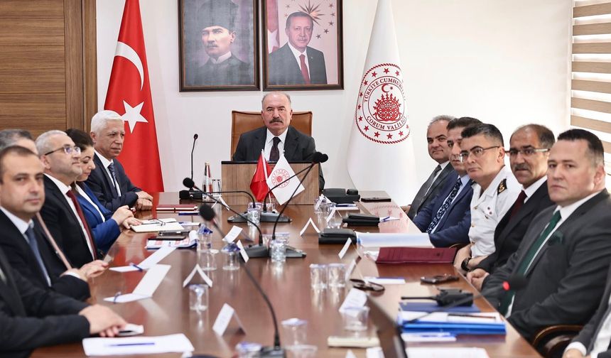 Okul çevresi güvenliği  için toplandılar