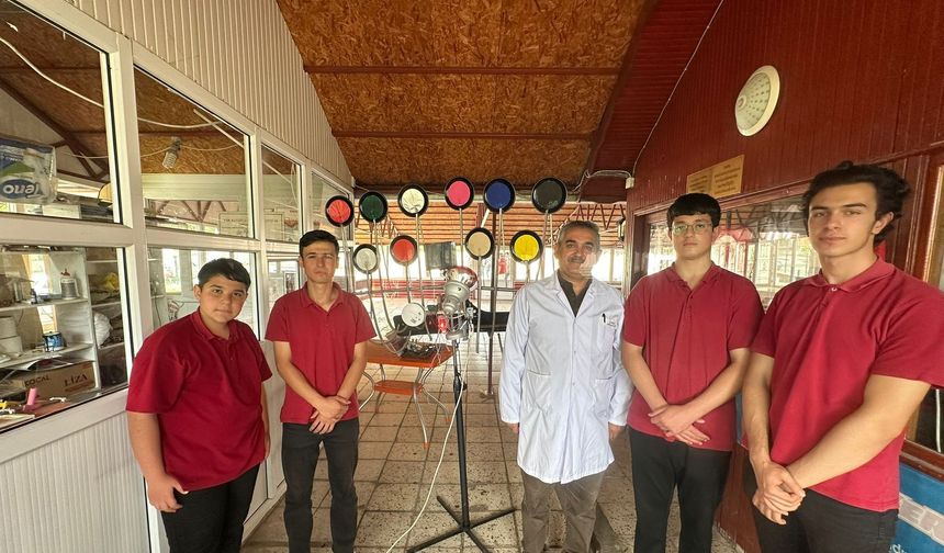 Çorum'da lise öğrencileri orman yangınlarını önleyecek sistem geliştirdi