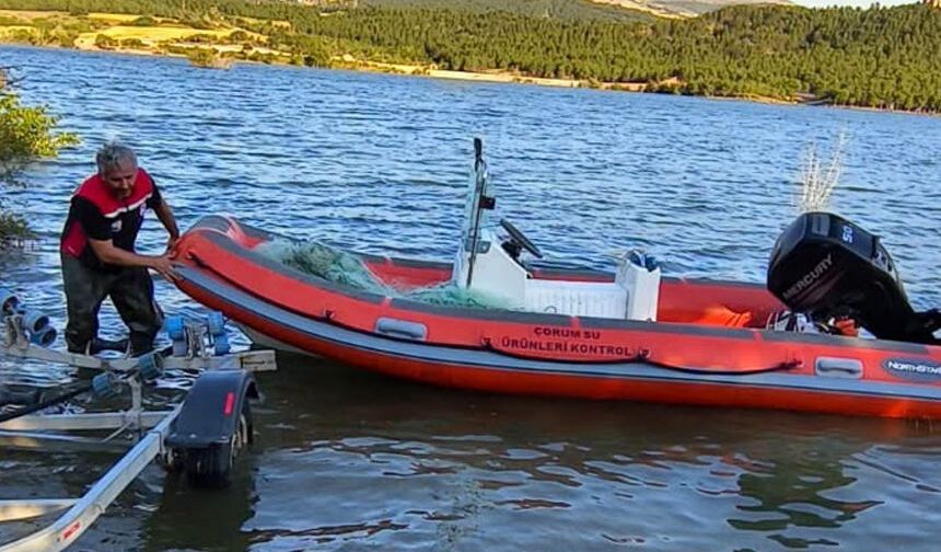 2 bin 800 metre uzunluğunda kaçak misina ağı ele geçirildi