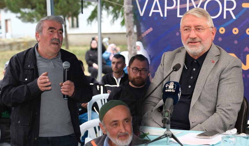 Köprüalan Mahallesi'nin sorunlarını dinledi