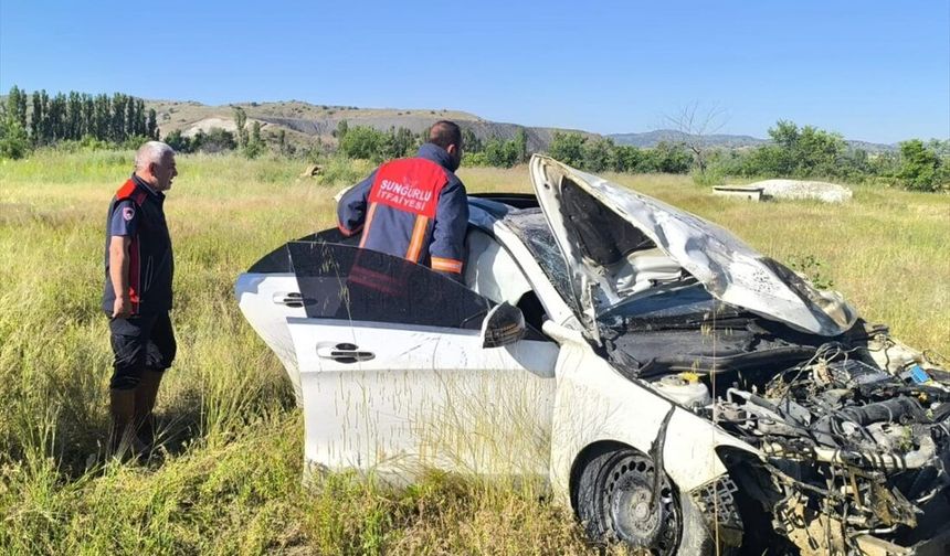 Çorum’da kaza: 1 ölü