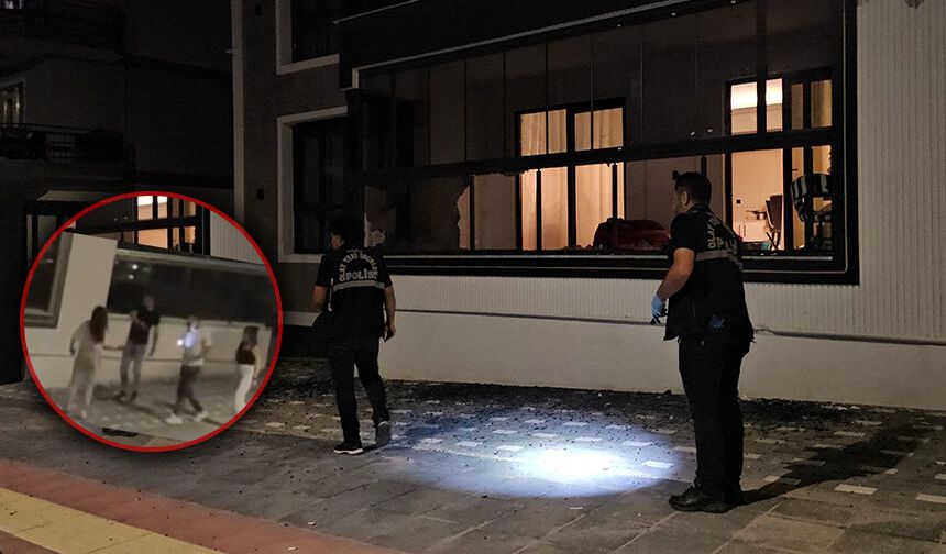 4 kişi balkon camlarını kırarak eve girdi