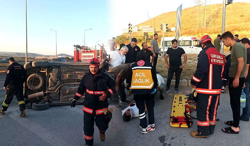 Feci kazada 3 kişi yaralandı