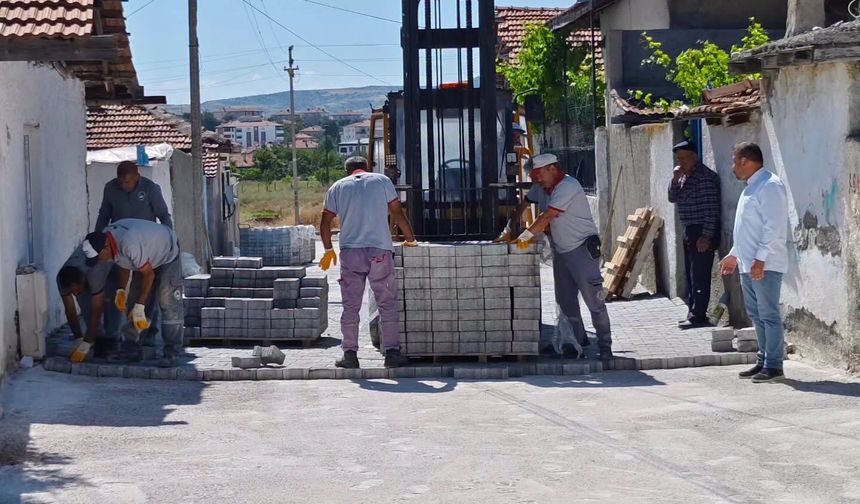 Sungurlu'da sokaklar yenileniyor