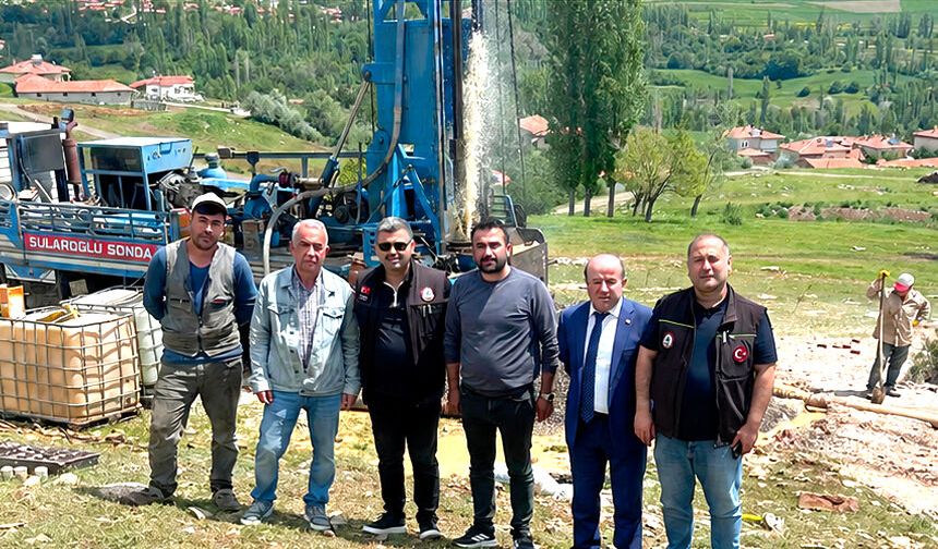 4 köyde içme suyu sevinci