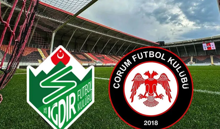 Çorum FK yarın Iğdır FK ile karşılaşacak