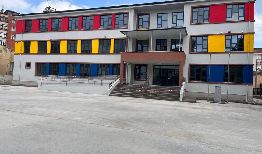 12 derslikli modern okulun inşaatı tamamlandı