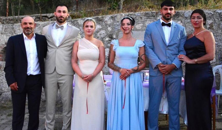 İkiz kardeşler Alman gelin adaylarıyla nişanlandı