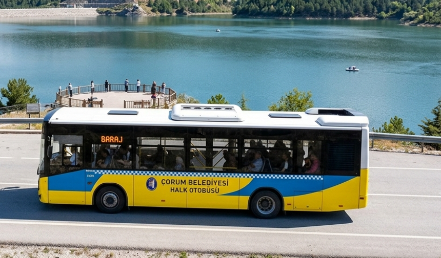 Çorum Barajı'na otobüs seferleri başlıyor