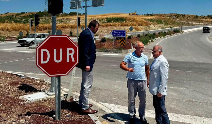 Osmancık Kavşağı'nda incelemelerde bulundu