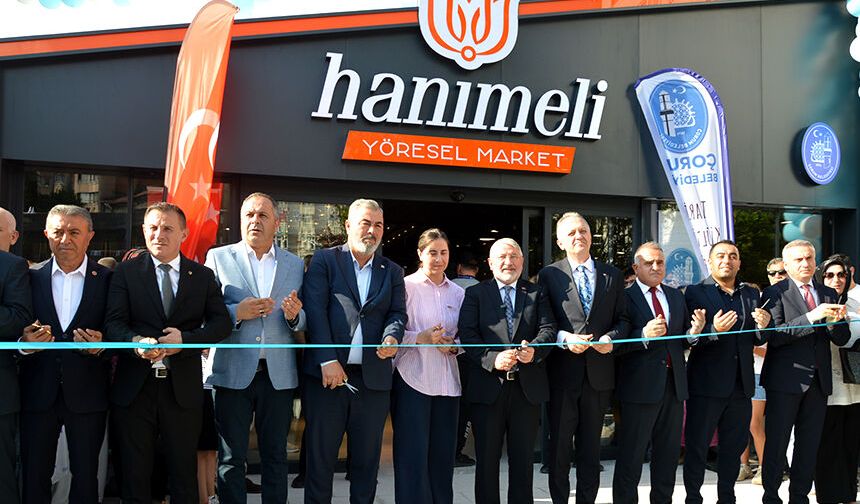 Hanımeli Yöresel Market törenle açıldı