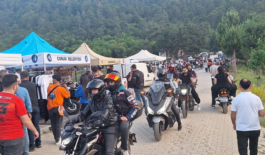 56 ilden motorcular Çorum'da buluştu