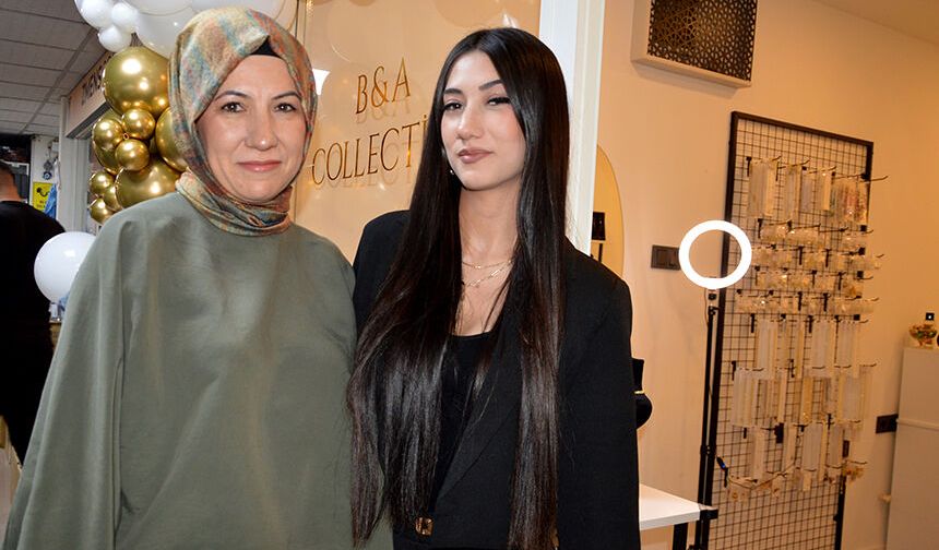 Girişimci anne ve kızı takı tasarım mağazası açtı