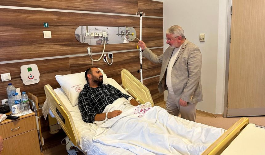Gençlik Kolları Başkanı hastaneye kaldırıldı