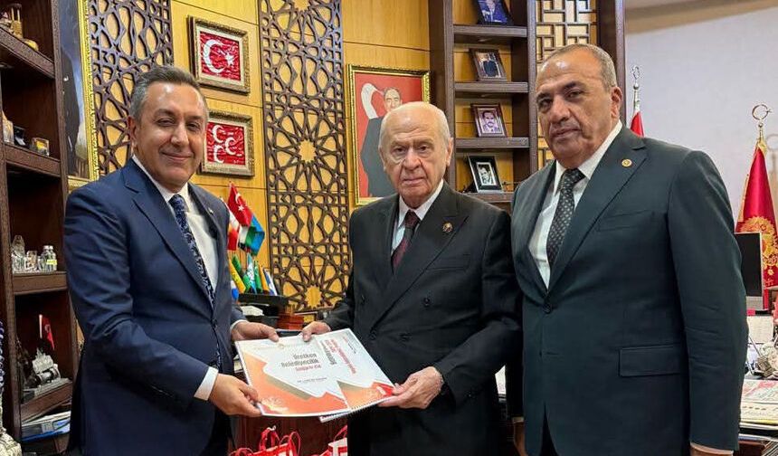 Devlet Bahçeli'yi ziyaret ettiler, gündem Organize Sanayi