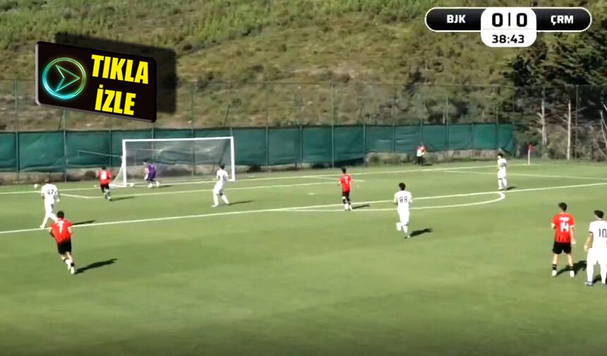 Çorum FK'dan Beşiktaş'a ilginç gol