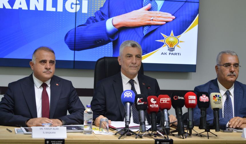 ‘Savunma sanayiinde Çorum'a büyük teşekkür borçluyuz’