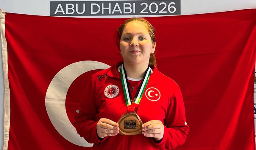 Çorumlu sporcu dünya üçüncüsü oldu