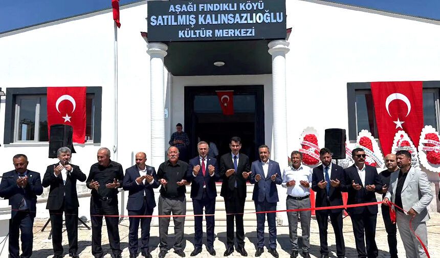 Çorum'da bu köye kültür merkezi yapıldı