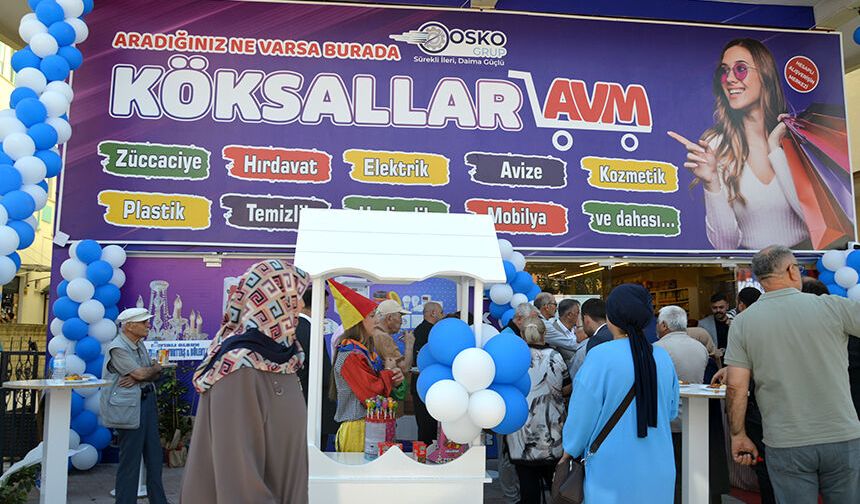 Köksallar AVM ikinci şubesini Ata Caddesi’nde açtı
