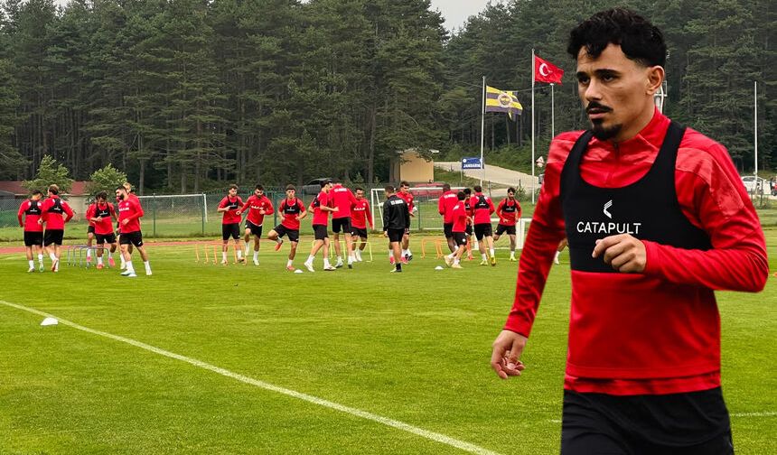 Çorum FK'da ayrıldığı iddia edilen futbolcu kampa katıldı