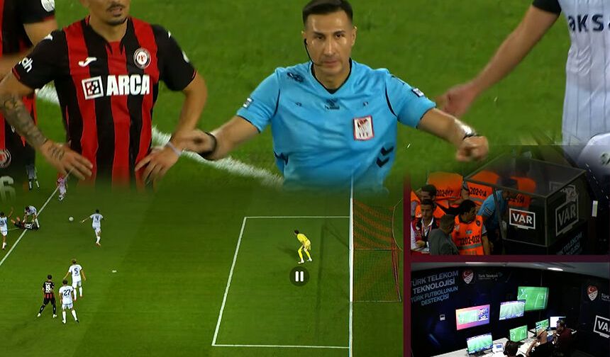 VAR penaltıyı iptal etmek için çağırmış!
