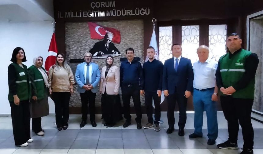 Yeşilay'dan Çağlar'a ziyaret